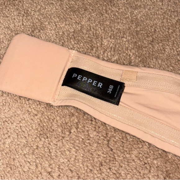 Pepper brand Strapless Bra — Boost Lift Up / Multiway — 36B — COLOR: Buff - Picture 9 of 16